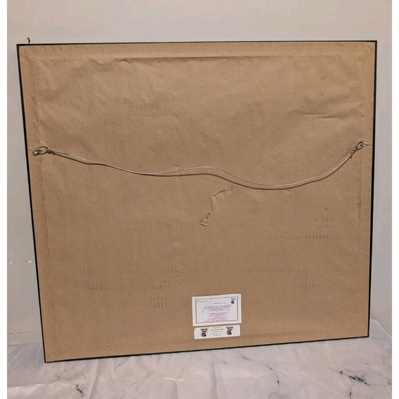 Mike Tyson Autograph w/COA Framed Photo 28x26" Ear Bite 1997 Evander Holyfield - Picture 7 of 7